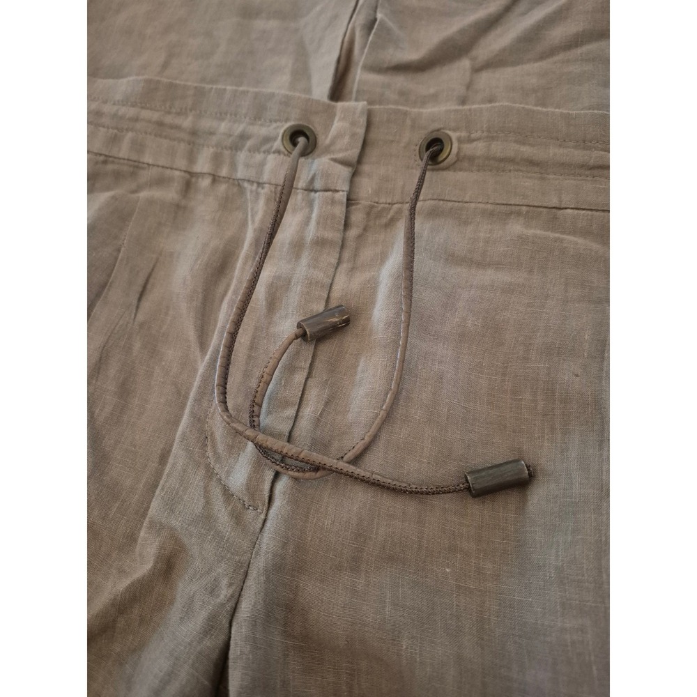 Brunello‎ Cucinelli Women Dress Pants - 100% Linen - Size: 6 - Picture 4 of 10